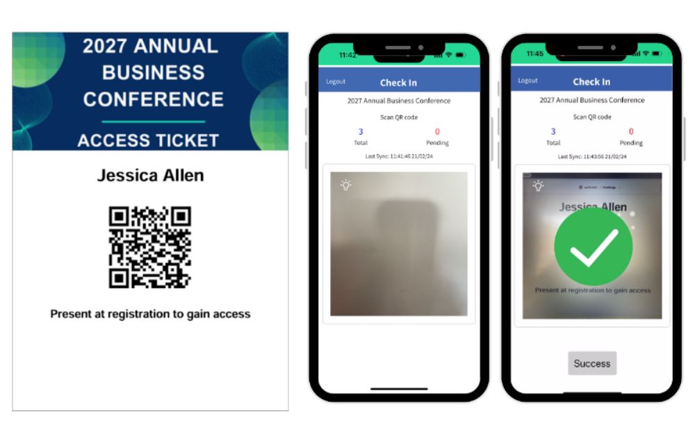 screenshot of LeadScan on a mobile device